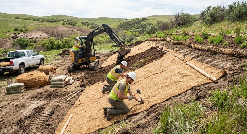 Pond Soil Erosion Management